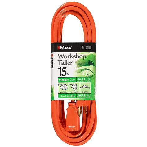 15 ft extension cord outdoor|flat extension cord 15 ft.